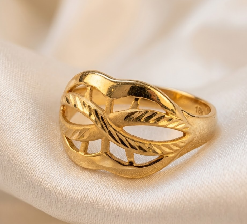 1-Gram Gold-Polished Artificial Ring - image 3