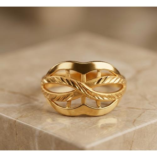 1-Gram Gold-Polished Artificial Ring - image 1