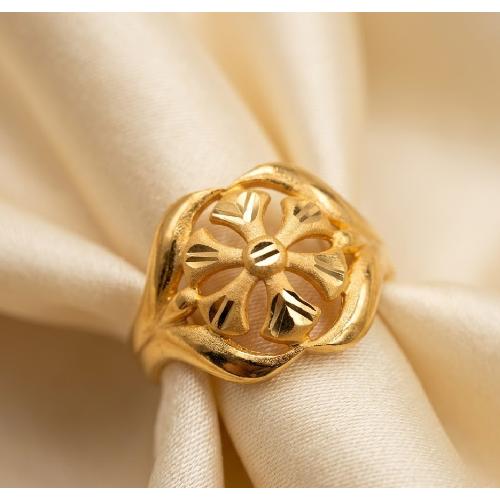 1-Gram Gold-Polished Artificial Ring - image 1